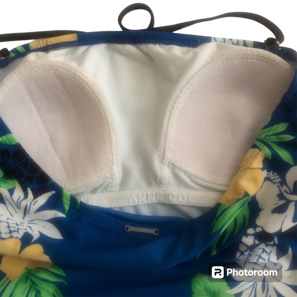 Anne Cole Collection Bandeau Bathing Suit - Picture 3 of 14